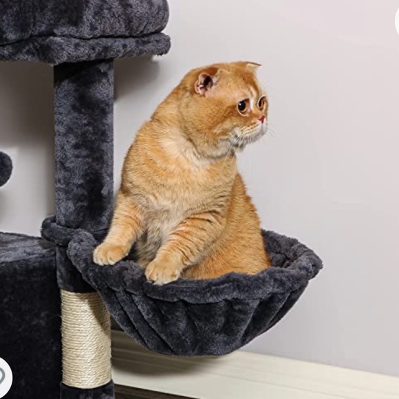SOLD Silver Cat Tree Condo - Picture 4 of 10